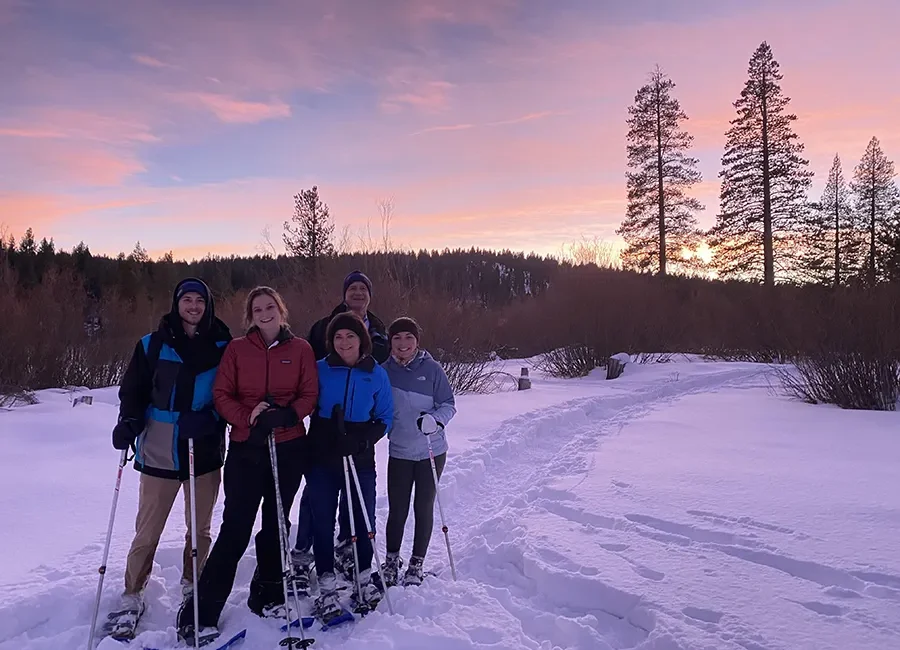 Tahoe Adventure Co Snowshoe Sunset