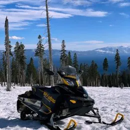 Snowmobiling in Lake Tahoe